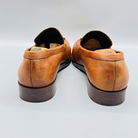 Cole Haan Shoes Mens 9 Brown Leather Grand OS Horsebit Loafers Slip On Dress - Picture 7 of 11